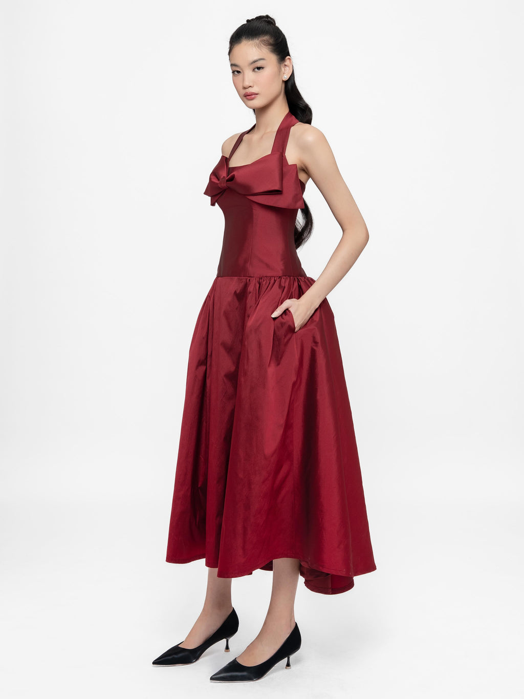 Paula Drape Dress